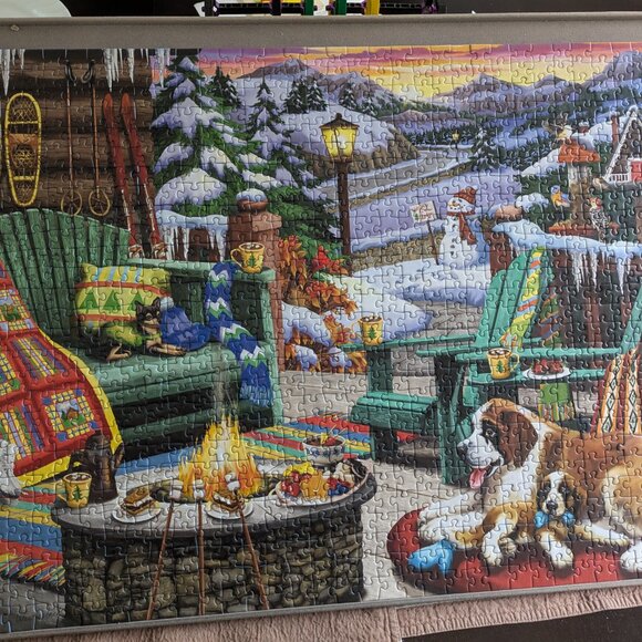 Excellent condition Ravensburger 1000 piece puzzle - Picture 2 of 2